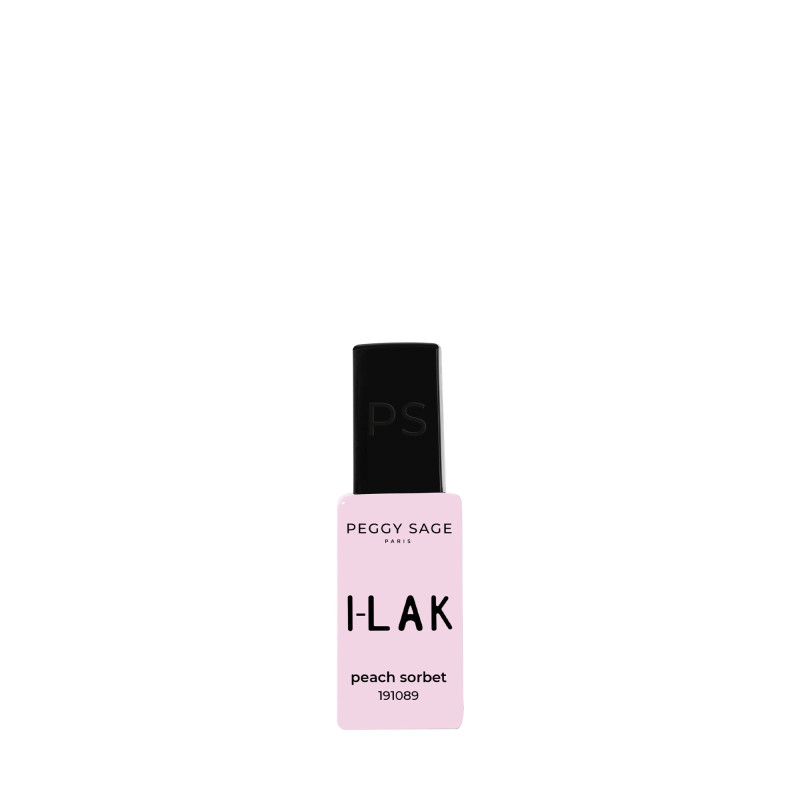 Vernis semi-permanent I-LAK – couleur Peach Sorbet, tenue longue durée Vernis semi-permanent I-LAK – couleur Peach Sorbet, tenue longue durée