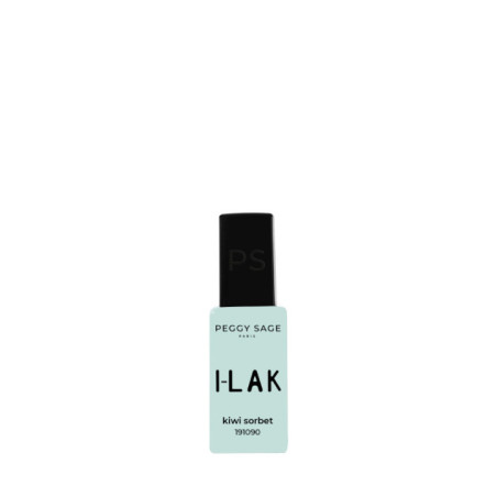 Vernis semi-permanent I-LAK – couleur Kiwi Sorbet, tenue longue durée