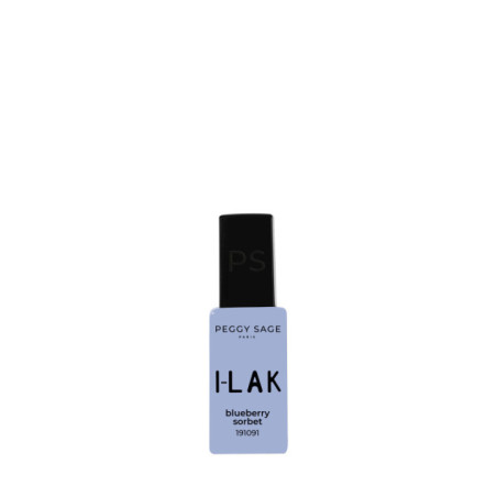 Vernis semi-permanent I-LAK – couleur Blueberry Sorbet, tenue longue durée