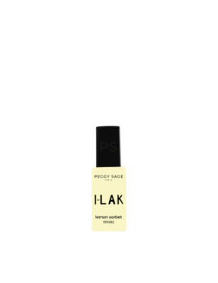 Vernis semi-permanent I-LAK – couleur Lemon Sorbet, tenue longue durée