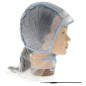 Bonnets à mèches avec crochet en métal x3 Bonnets à mèches avec crochet en métal x3