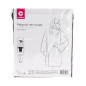 Peignoir imperméable noir simple velcro TU Peignoir imperméable noir simple velcro TU