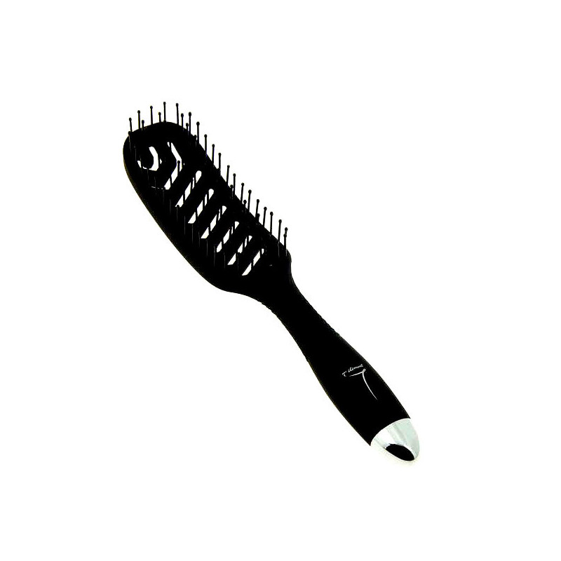 Brosse démêlante Paddle vent Noir mat Brosse démêlante Paddle vent Noir mat