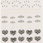 Décors adhésifs pour ongles Coeur - Jewel Décors adhésifs pour ongles Coeur - Jewel