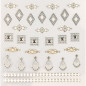 Décors adhésifs pour ongles Losange - Jewel Décors adhésifs pour ongles Losange - Jewel