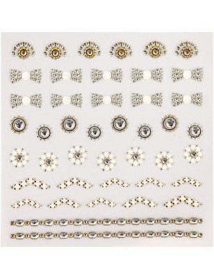Décors adhésifs pour ongles Strass - Jewel