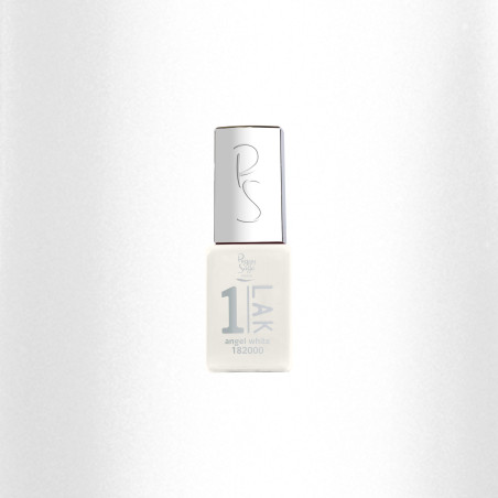 Mini vernis semi-permanent 1-LAK - Angel white