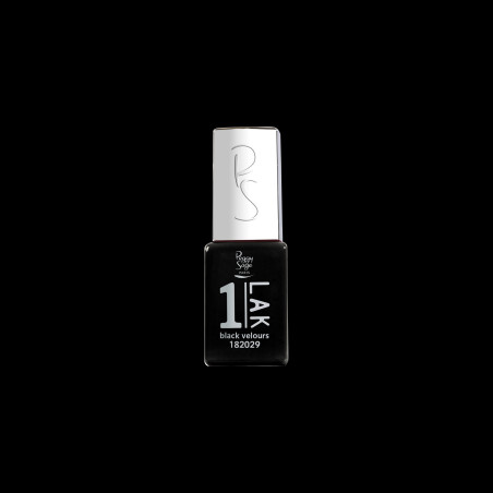 Mini vernis semi-permanent 1-LAK - Black velours