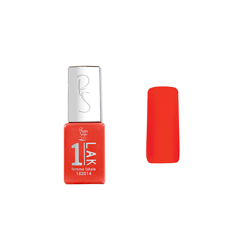Mini vernis semi-permanent 1-LAK - Femme fatale Mini vernis semi-permanent 1-LAK - Femme fatale