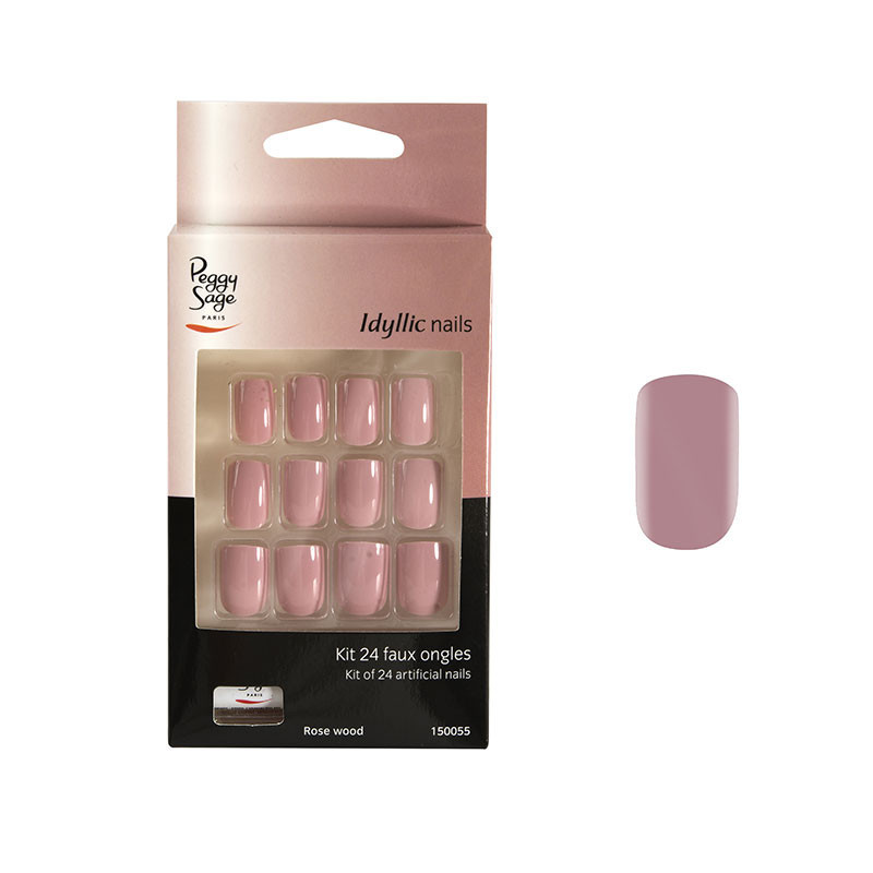Faux ongles Idyllic nails - Rose wood x24 Faux ongles Idyllic nails - Rose wood x24