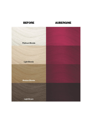 Coloration temporaire aubergine n°50