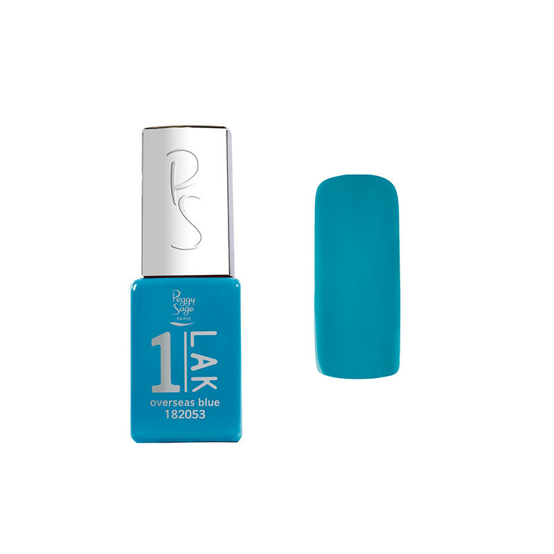 Mini vernis semi-permanent 1-LAK - Overseas blue Mini vernis semi-permanent 1-LAK - Overseas blue