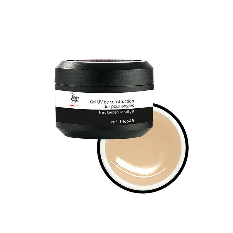 Gel UV de construction dur medium pour ongles Transparent 50g