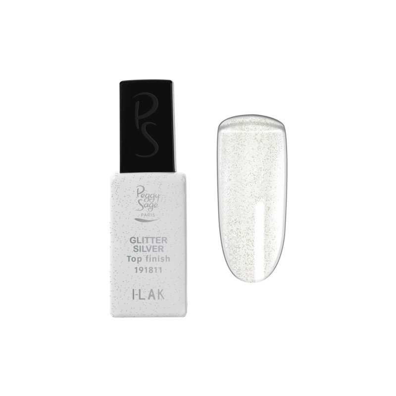 Top Coat Glitter silver I-LAK Top Coat Glitter silver I-LAK