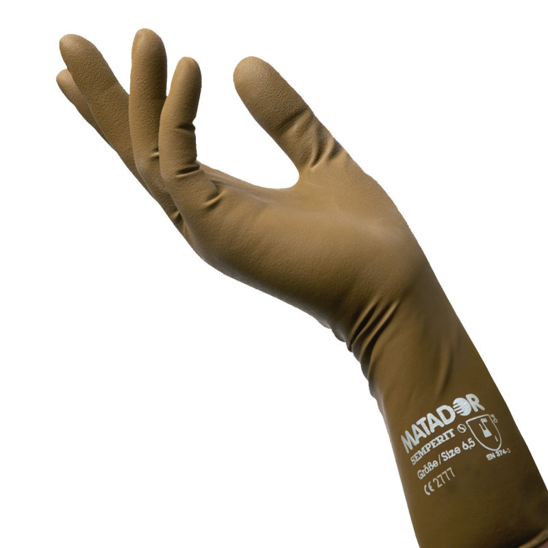 Paire de gants de protection en latex taille S
