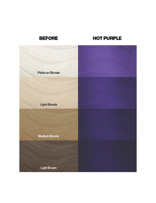 Coloration temporaire hot purple n°62