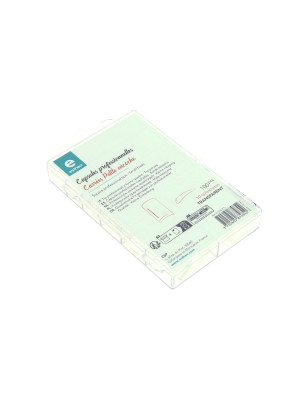 100 capsules professionnelles transparentes