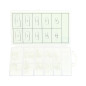 100 capsules professionnelles transparentes