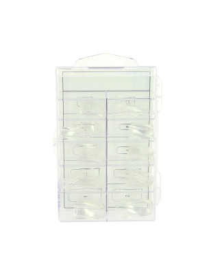 100 capsules professionnelles transparentes
