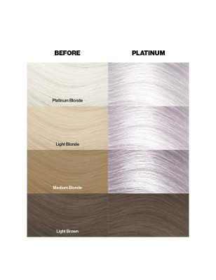 Coloration temporaire platinum n°28