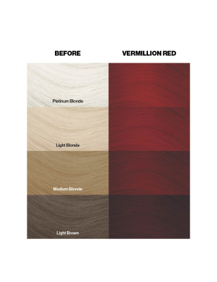 Coloration temporaire vermillon red n°40