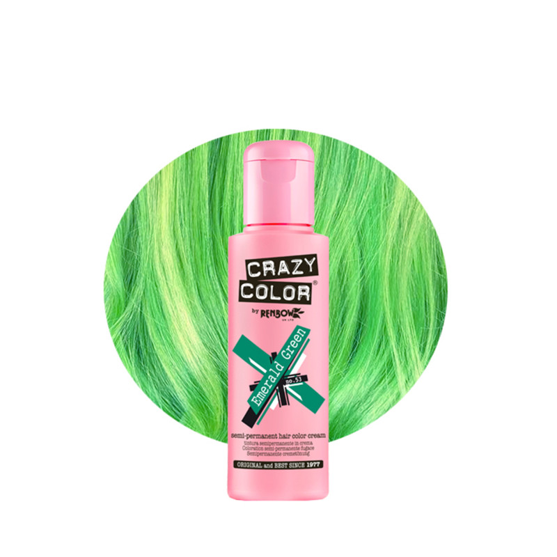 Coloration temporaire emeral green n°53