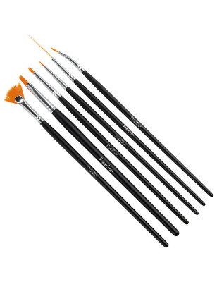 Pinceaux nail art x6 Set