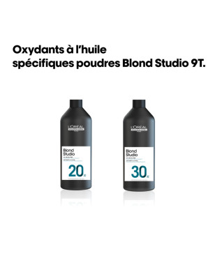 Oxydant huile 30 volumes Blond Studio spécifique poudres 9 tons