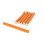 Flexi rollers 16mmx18cm x6 Orange Flexi rollers 16mmx18cm x6 Orange