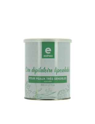 Pot de cire dépilatoire liposoluble Aloe Vera