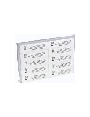 Lot de 10 ponces bloc pour ongles Blanc