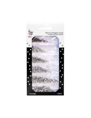 Décors d'ongles cristal - moonlight