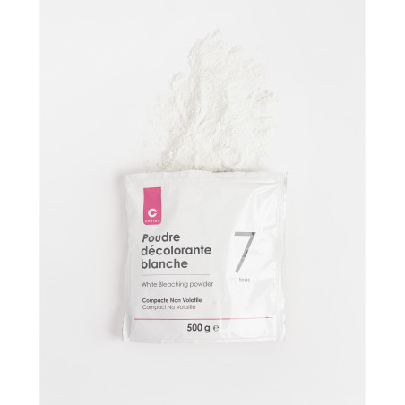 Poudre décolorante blanche 7 tons - Compacte non volatile