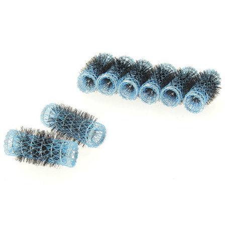 Rouleaux mise en plis 24mm x8 Bleu ciel