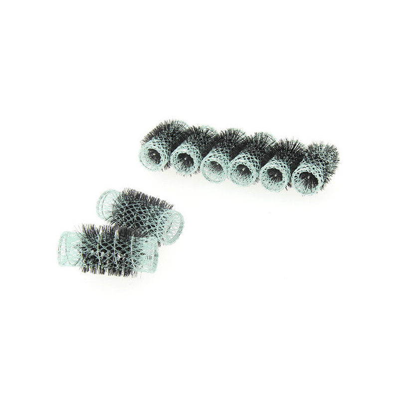 Rouleaux mise en plis 28mm x8 Bleu clair