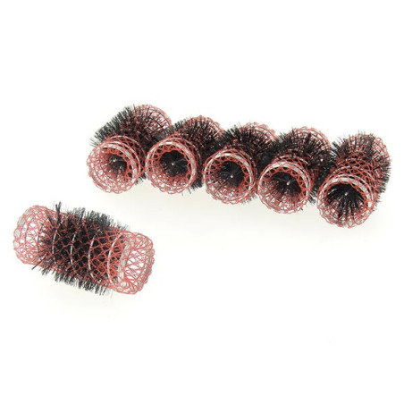 Rouleaux mise en plis 36mm x6 Rouge
