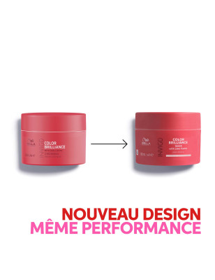 Masque couleur éclatante cheveux fins à moyens