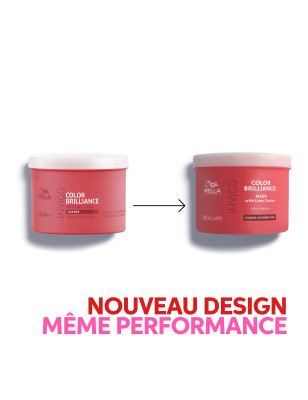 Masque couleur éclatante cheveux épais et colorés