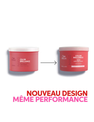 Masque couleur éclatante cheveux fins à moyens
