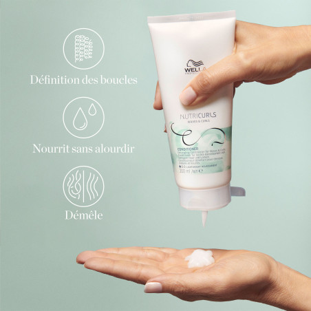 Après-shampoing cheveux bouclés et ondulés Nutricurls Waves & Curls