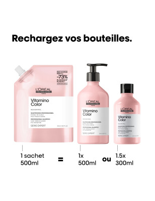 Éco-Recharge Shampoing Fixateur de Couleur Vitamino Color