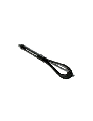 Fouet coloration 3-en-1 en silicone Noir