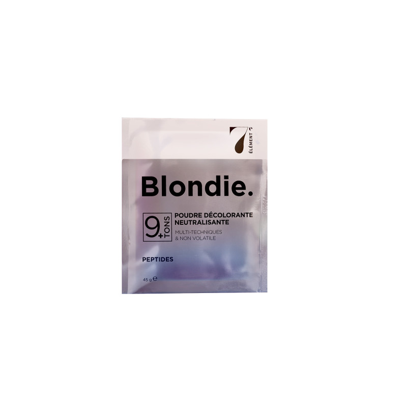 Poudre décolorante 9 tons+ – format découverte, efficacité, neutralisation Poudre décolorante 9 tons+ – format découverte, efficacité, neutralisation